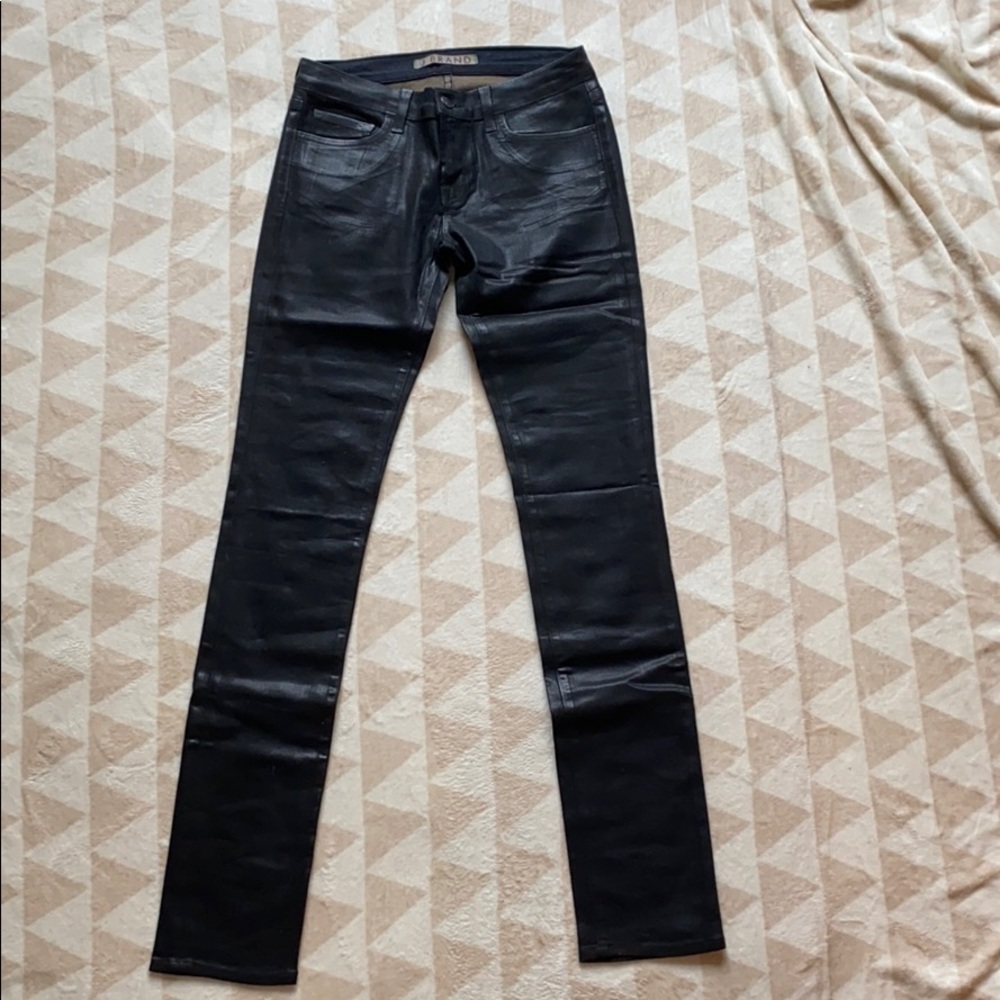 NWOT women’s J Brand jeans. Black waxed, sz 27